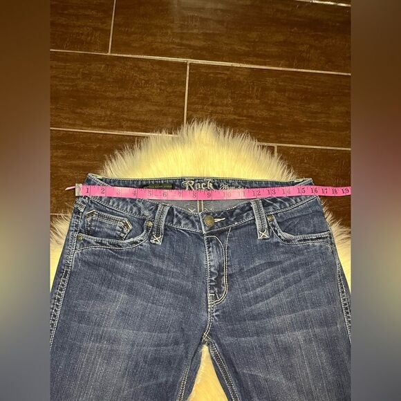 Rock 47 wrangler Ultra low rise  bootcut sz 7X34 - Picture 6 of 8